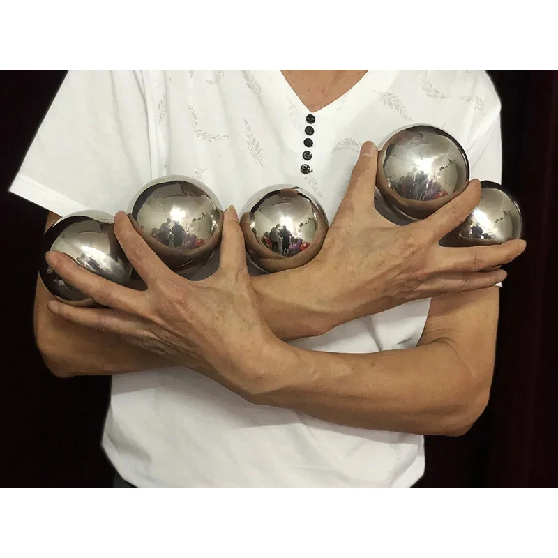 One Steel Ball To Five (Upgraded Version) Magic Tricks Multiplying Balls 8.9cm Stage Illusions Gimmicks Mentalism Magia Magie