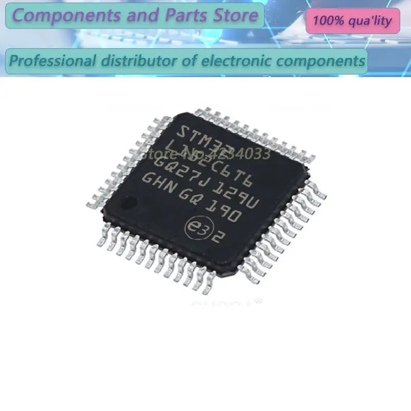 

10 шт. STM8L152C6T6 STM8L152C6 STM8L1 БЕСПЛАТНАЯ ДОСТАВКА LQFP48 НОВЫЙ100% STM8 L152C6T6