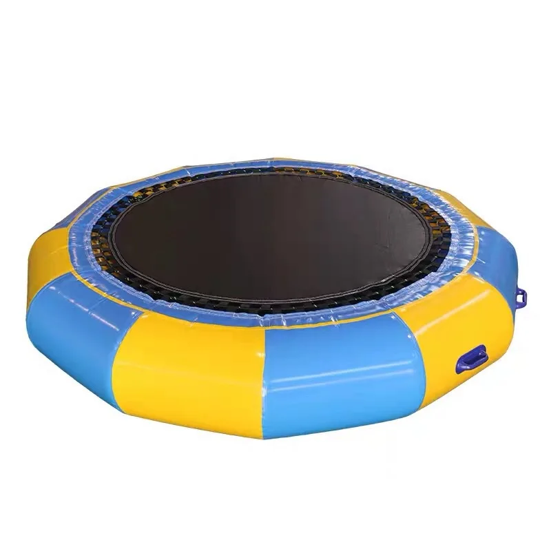 Outdoor Adult or Kids Water Game Park River Inflatable Floating Island Recreation Facilities Inflatable Aquatic Trampoline for S