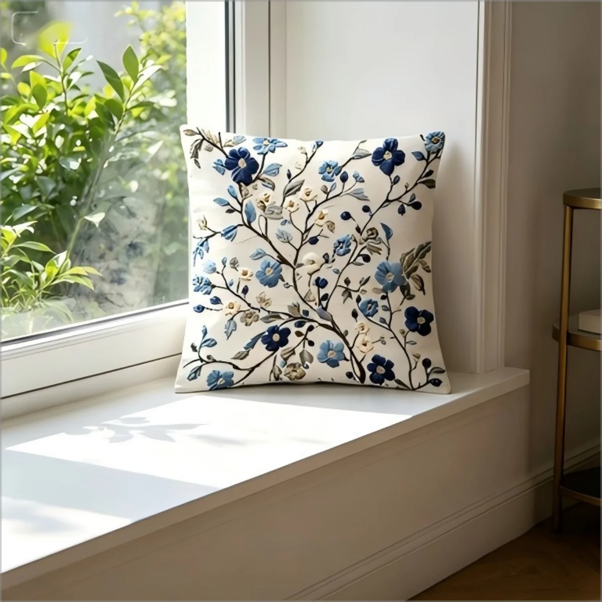 Fodera per cuscino blu con mot - Pillow Cover 20X20 recensione e prezzo