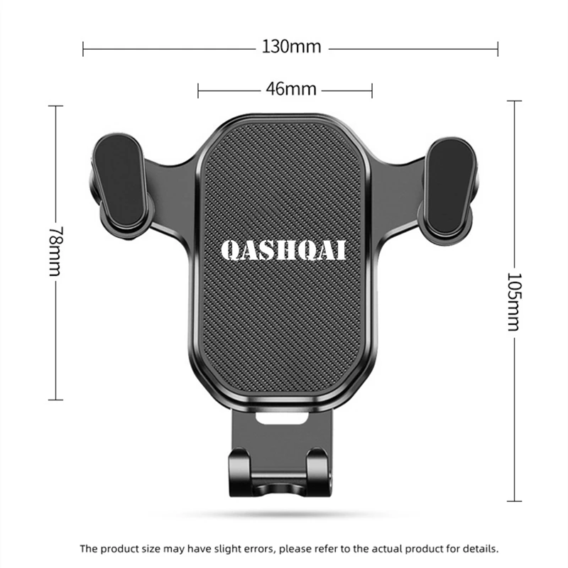 Gravity Car Phone Holder Support Smartphone Car Mobile Phone Holder For Nissan Qashqai j10 2013 2017 2011 2014 J11 2022