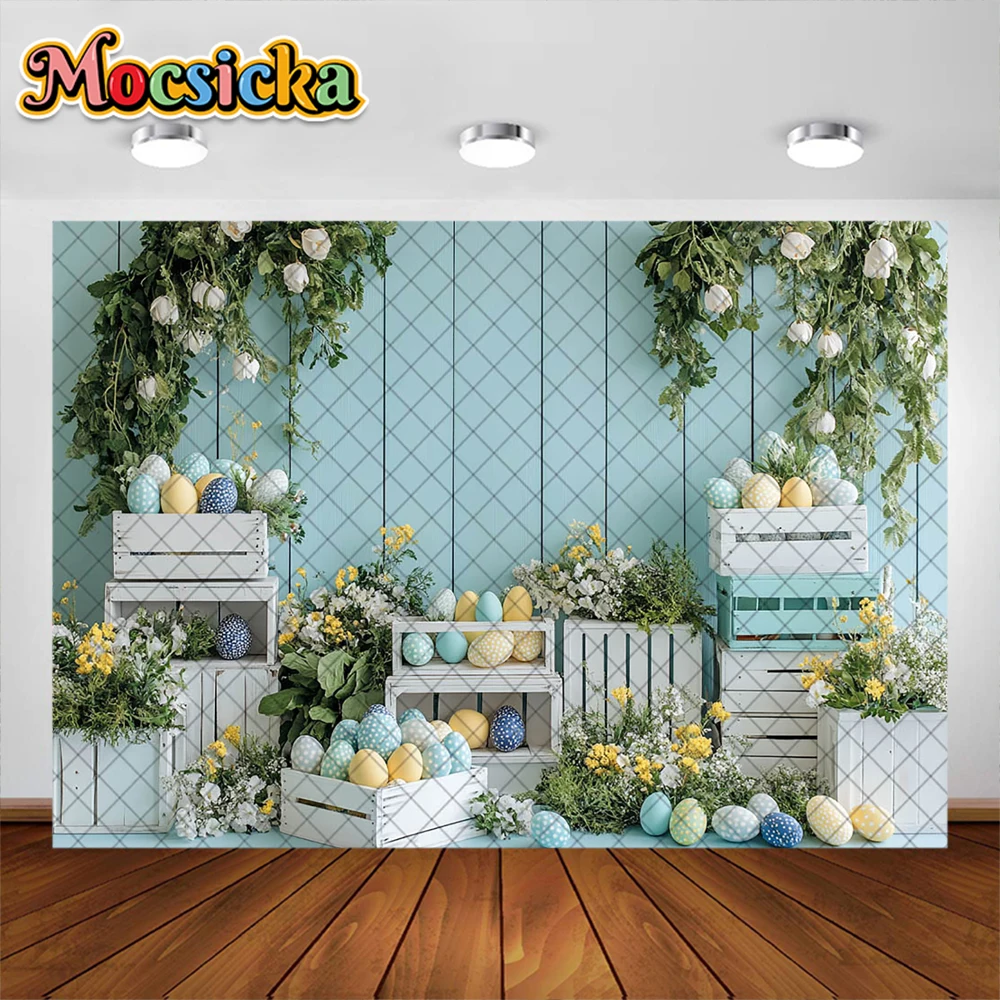 Mocsicka التصوير خلفية الربيع بيضة عيد الفصح ورود للزينة خلفية عيد ميلاد الطفل دش صورة فوتوبوث الدعامة