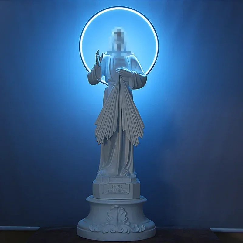 مضيئة الديكور الخاص الديكور الجص تمثال حديقة بار KTV مطعم النحت #4