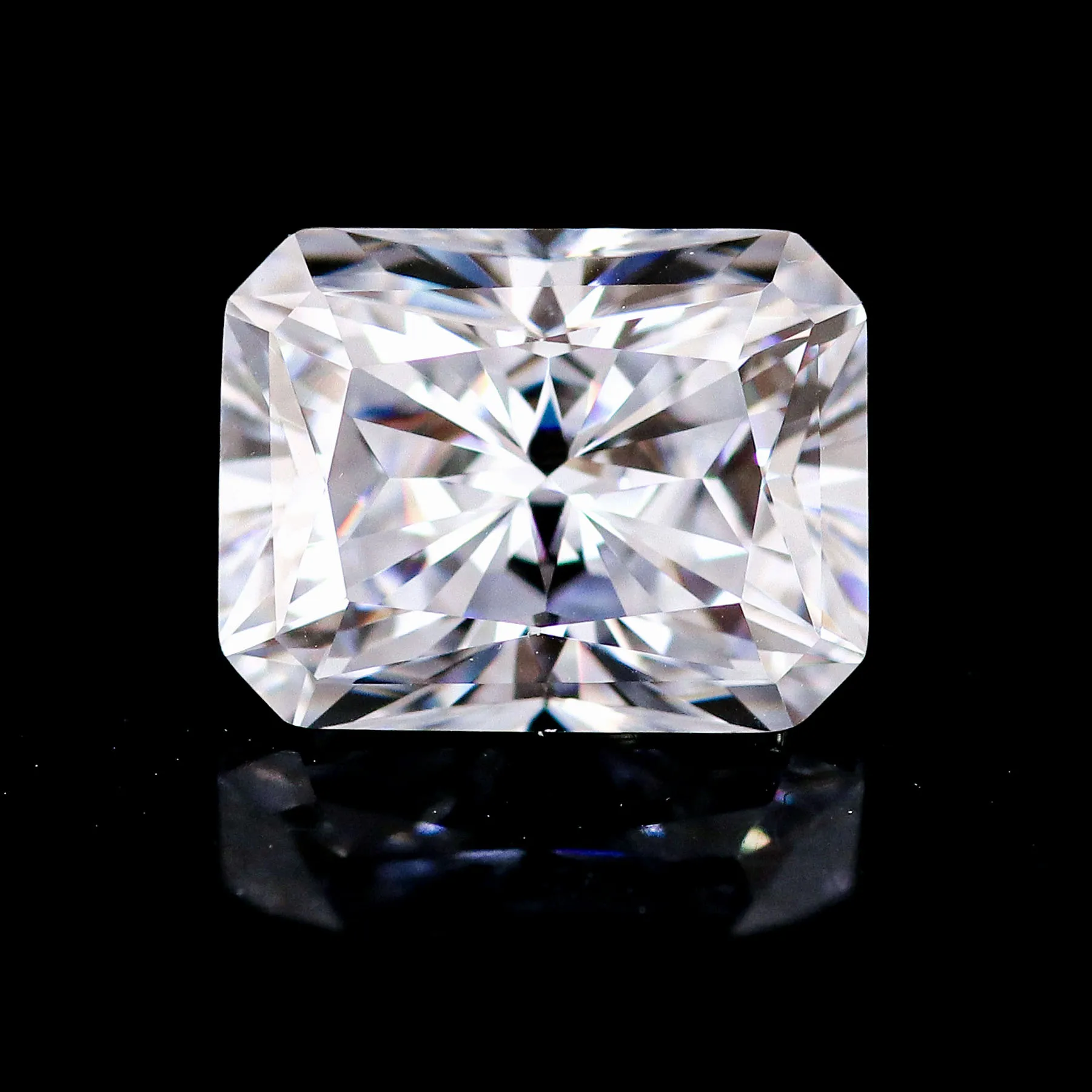 

Provence Moissanite Loose Stone Emerald Cut D Color VVS1 Love Cut Moissanite Diamond Pass Diamond Test With GRA Certificate