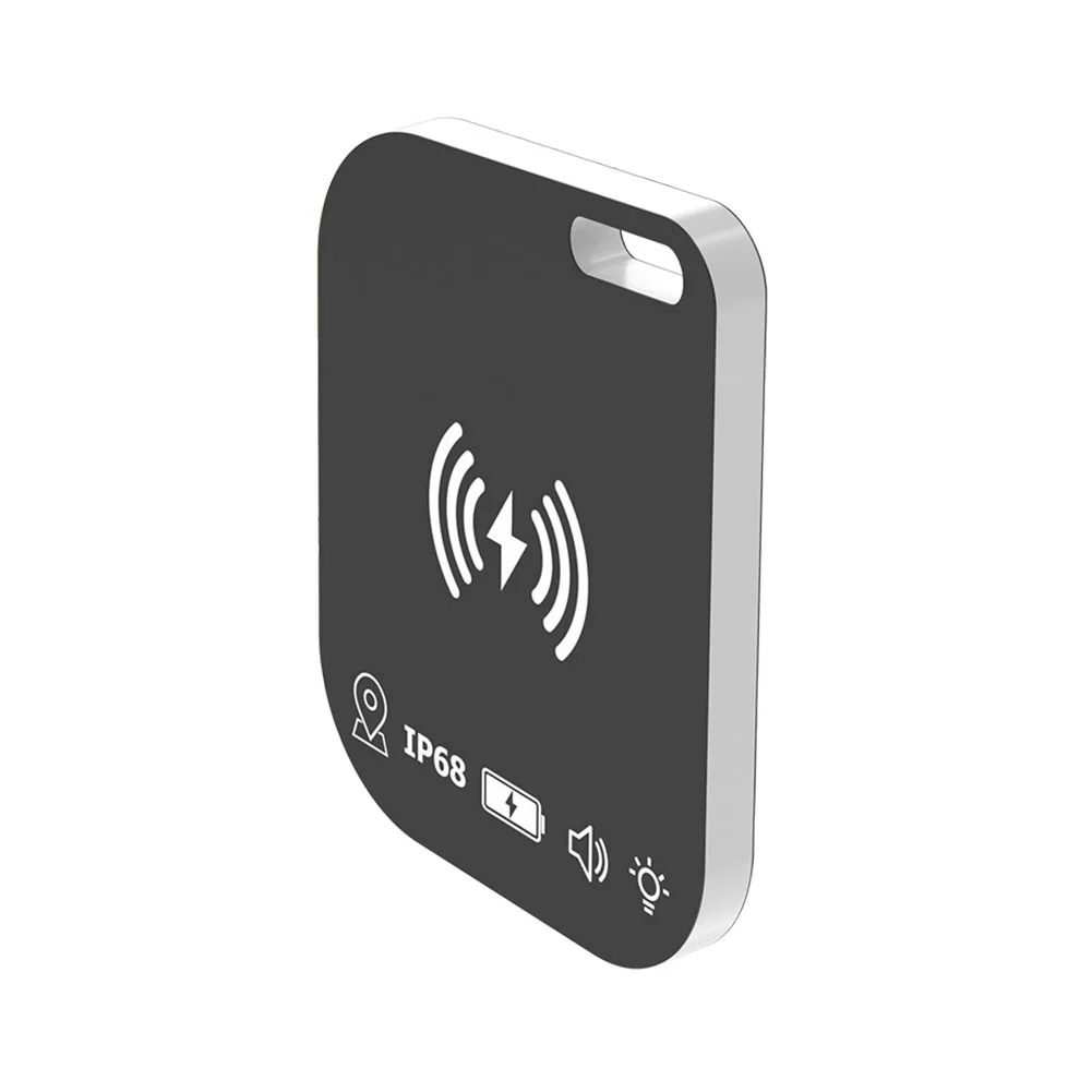 رقيقة جدا محفظة المقتفي IPX68 مقاوم للماء شحن لاسلكي علامة الهواء يعمل لابل IOS العثور على تطبيقي بطاقة تتبع ذكية