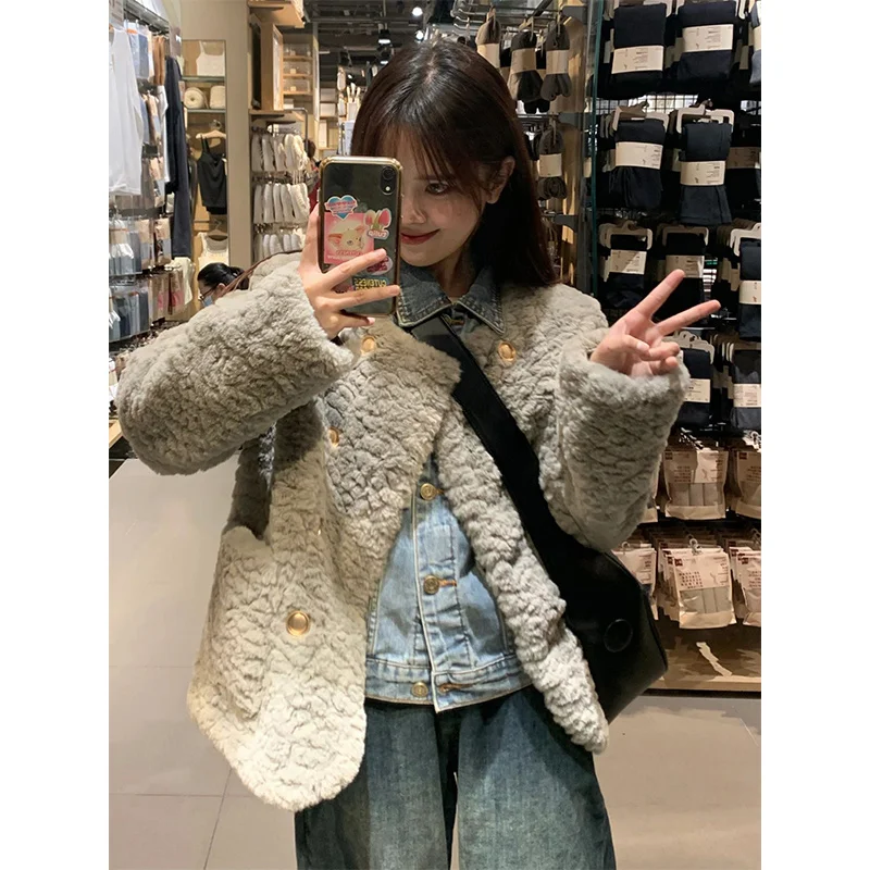 

Джинсы-карго для женщин, джинсовая одежда, женские плиссированные рюши с драпировкой и разрезом, асимметричные детали сбоку, женские брюки