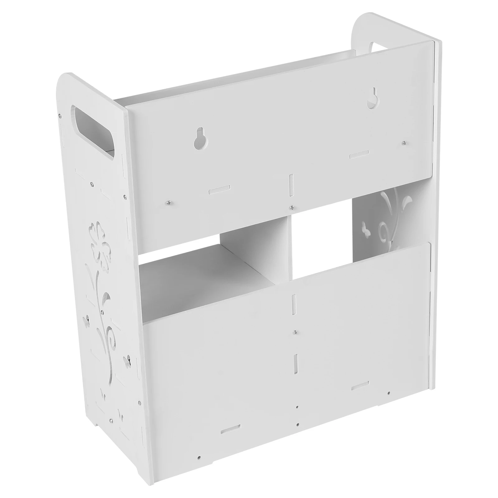 

Bathroom Wall Cabinet, Wooden Hanging Storage Cabinet with Two Drawers, Multipurpose Storage Cabinet for Bathroom Kitchen