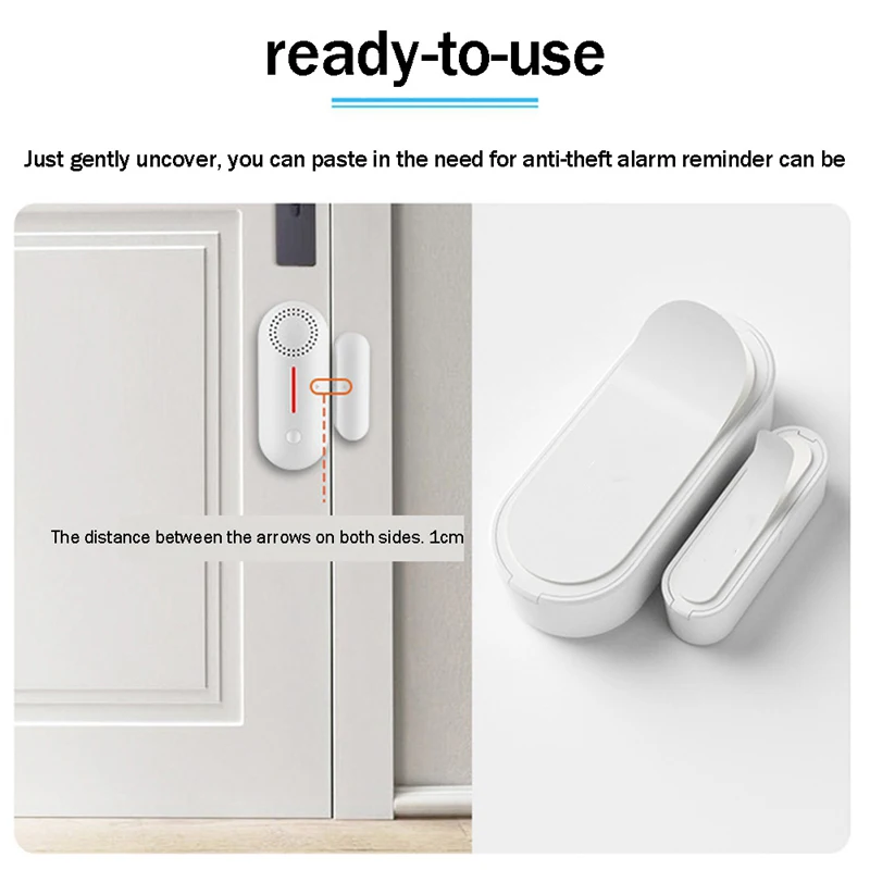 Tuya Smart Alarm Tür-und Fenster alarm Remote Home Isolation Ton-und Lichtsensor