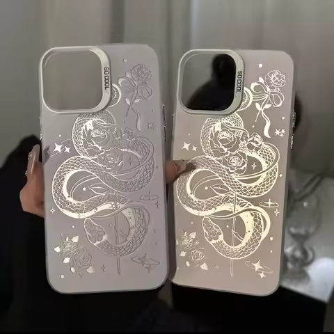 Fashion Rose Snake Phone Case for Xiaomi Mi 14T 14 13 12 12T 11 Lite Poco X6 F6 F5 X5 F4 F3 X3 GT Pro 4G 5G Back Cover