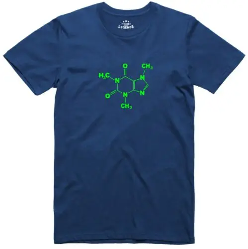 Caféine Molécule Joueur Nerd Geek Science T-Shirt