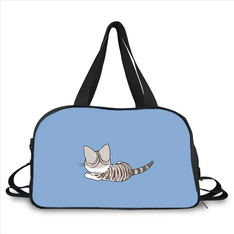 Cartoon Chi's Sweet Home Cute Cat 3D printing fashion trend portable large capacity multi function messenger bag travel bag