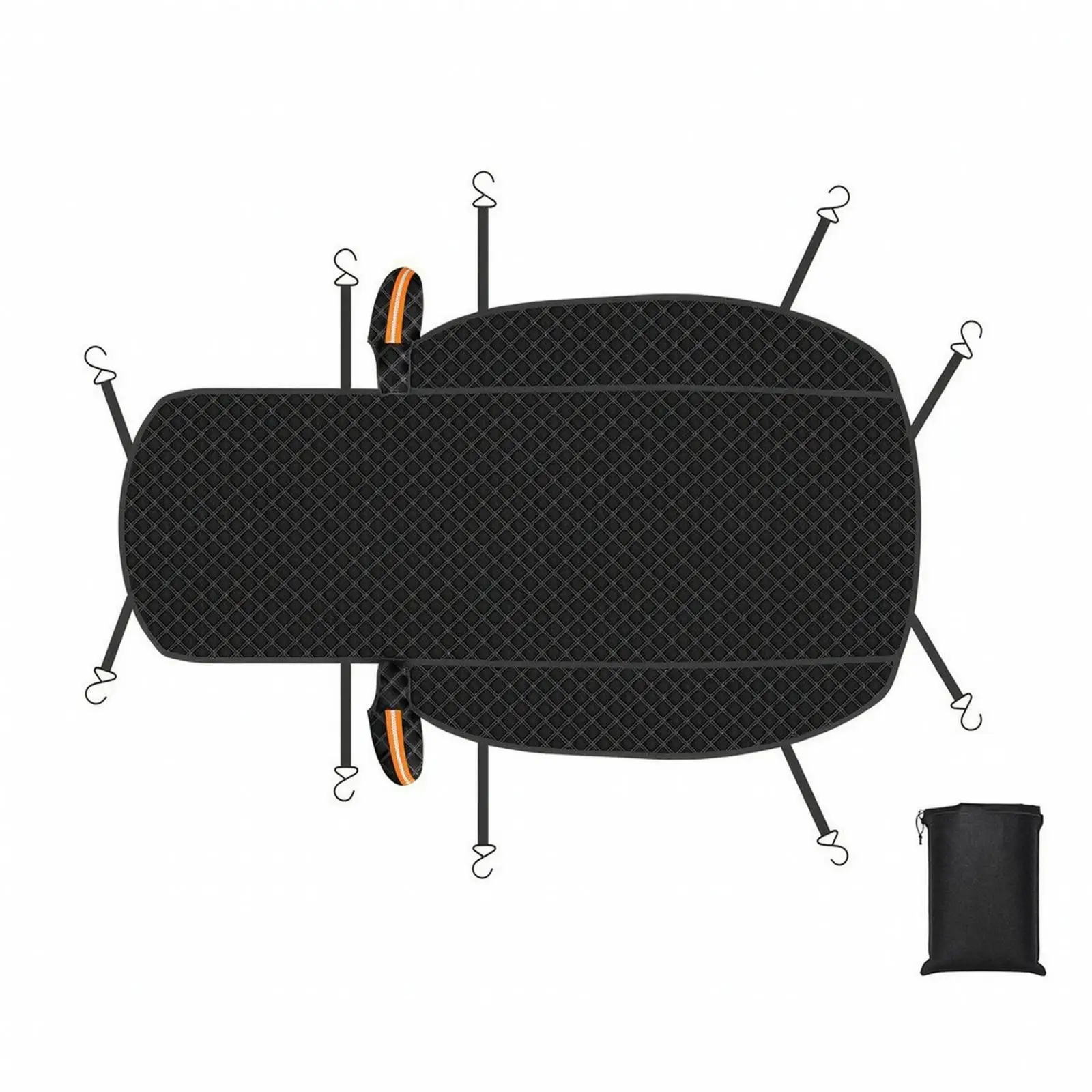 Full-Coverage Car Snow and Sun Cover Year-Round Car Windshield Snow Cover Frost Guard Long-Lasting Reflective