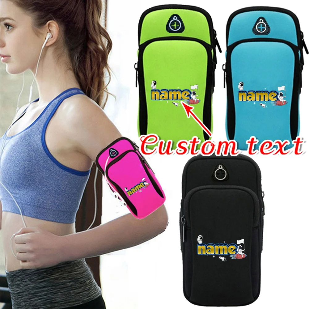 

Personalized Customization Name Arm Strap Sports Phone Bag Running Arm Strap Phone Bag Waterproof Jogging Phone Bag
