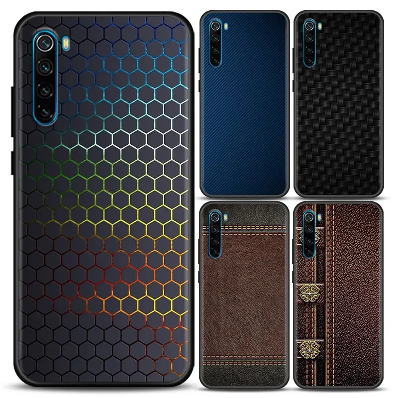 Carbon Fiber Phone Case For Xiaomi Redmi Note 11 10 9 8 Pro 9S 8A 10S 11S Soft Cover For Redmi Note 8Pro 10Pro
