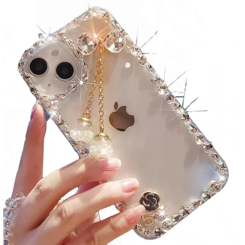 

Crystal Diamond Handmade Series Phone Case, Luxury Case for Samsung Galaxy S24 S9 S10 S20 Plus S21 FE S22 23Ultra Note20 10