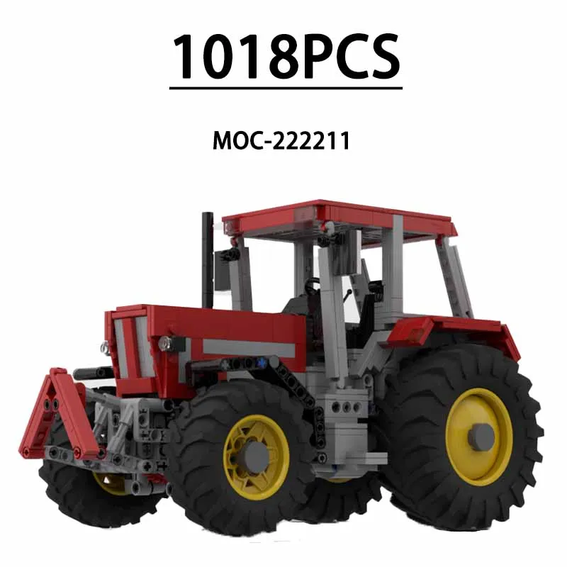 

Universal Tractor Chassis Remote Control Agricultural Machinery Tractor Building Blocks Toy Children's MOC-220657