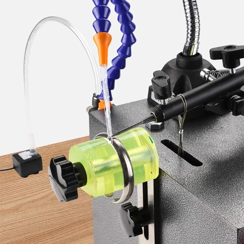 220V Jewelry Polishing Machine Gem Faceting Machine 120W Jade Grinding Polishing 0-450RPM Rock Polisher - view 5