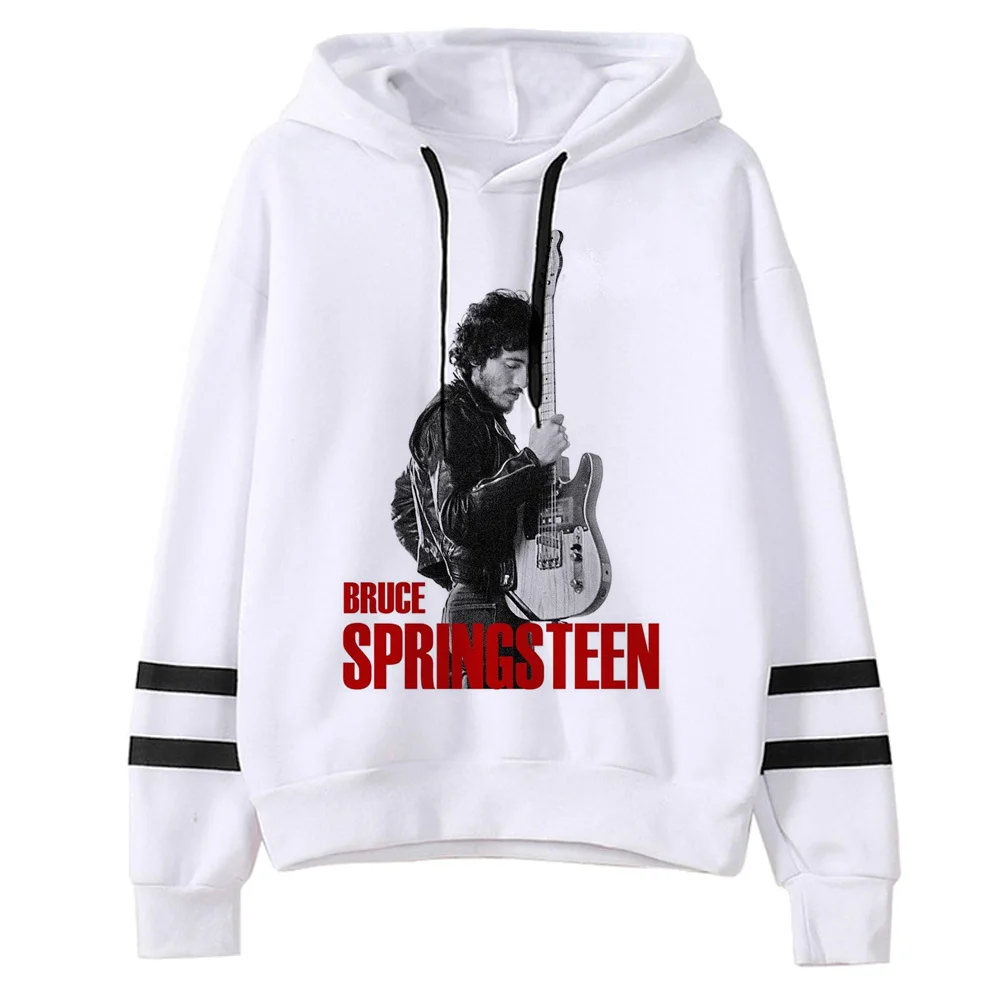 Bruce Springsteen hoodies women y2k aesthetic gothic streetwear 90s sweatshirts Hood female long sleeve top tracksuit