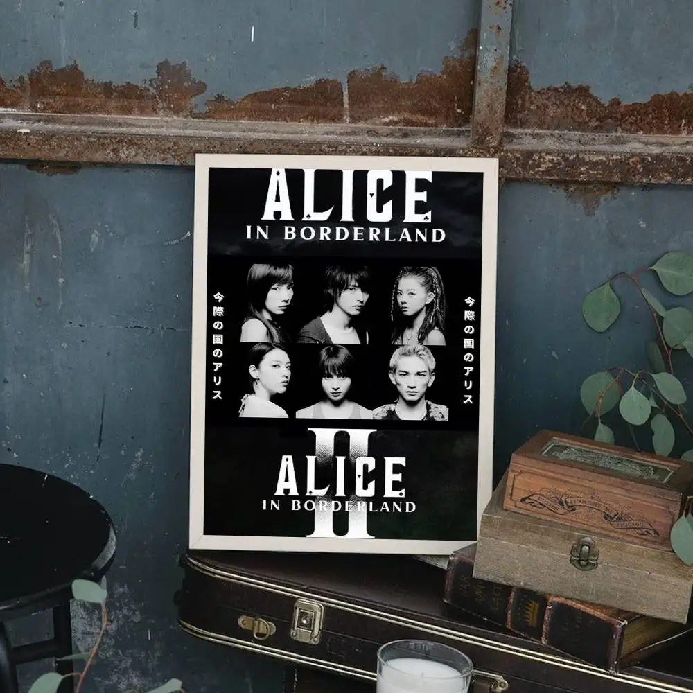 1 قطعة التلفزيون الساخن أليس في بوردرلاند المشارك طباعة لغرفة النوم غرفة المعيشة ديكور المنزل اللوحة جدار الفن HD صورة جدارية