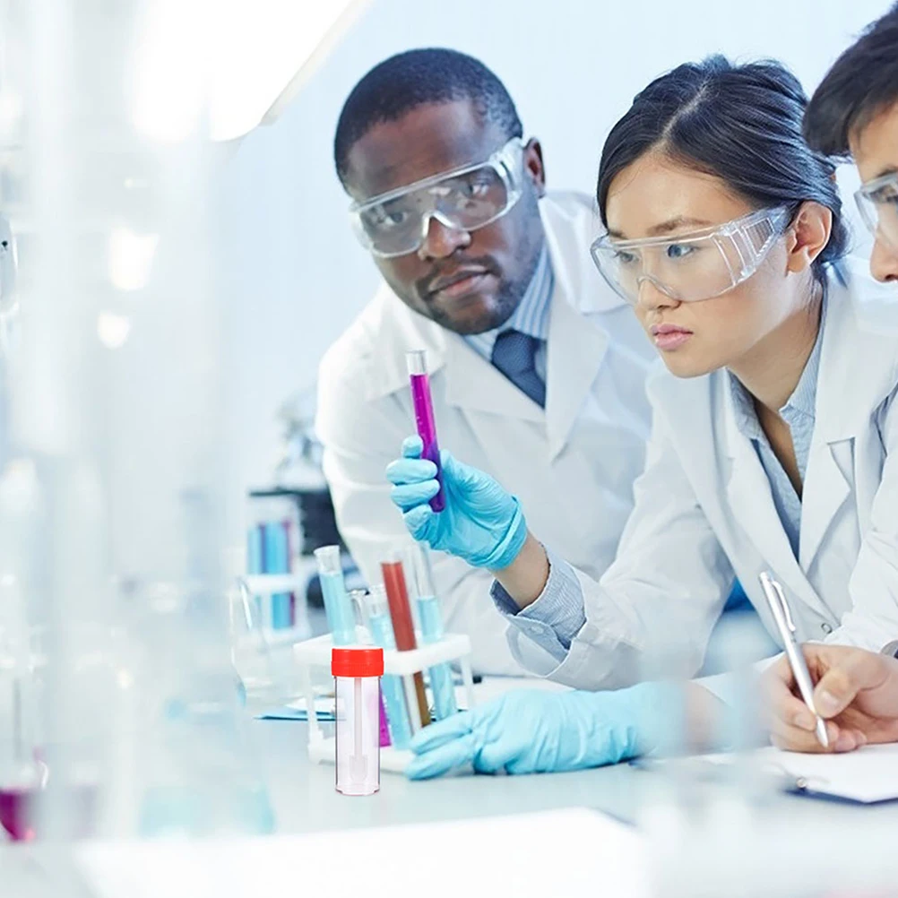 

30Pcs Urine Cups Specimen Collection Cups Plastic Transparent Sealed Lids Leak Proof Containers for Urine Feces Sample