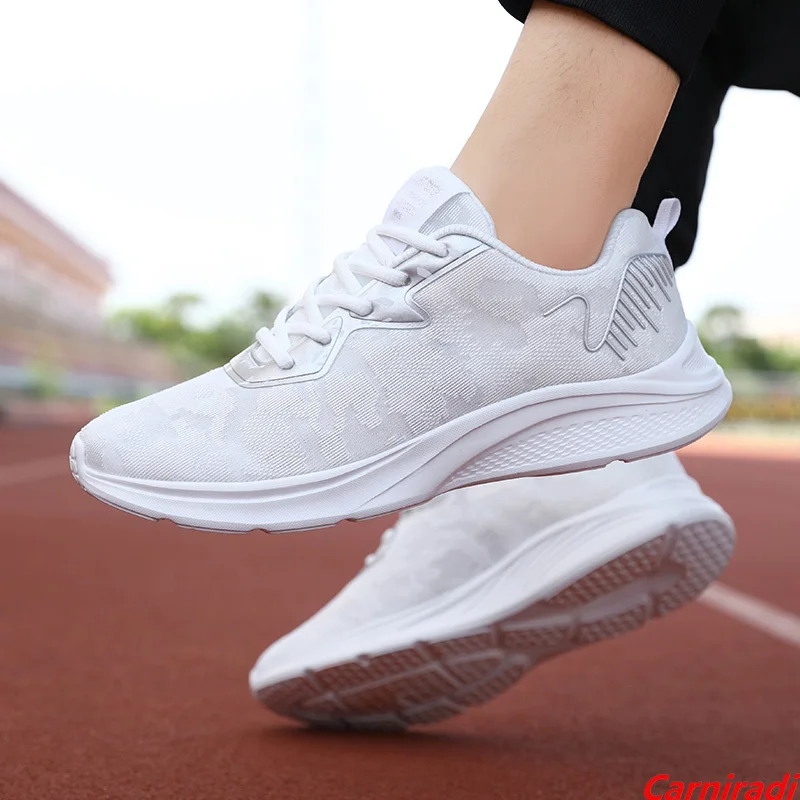 

Fashion Breathable Sport Running Fitness Shoes Women Comfortable Soft Baskets Casual Sneakers Ladies Lace-up White Jogging Shoes