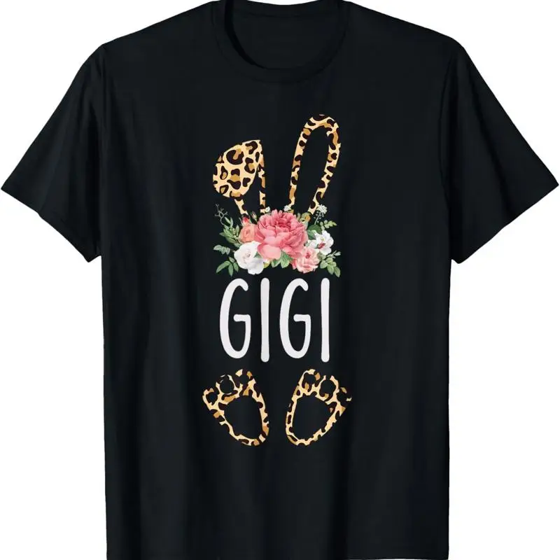 

Футболка с цветочным леопардовым принтом Gigi Bunny Happy Easter ко Дню матери
