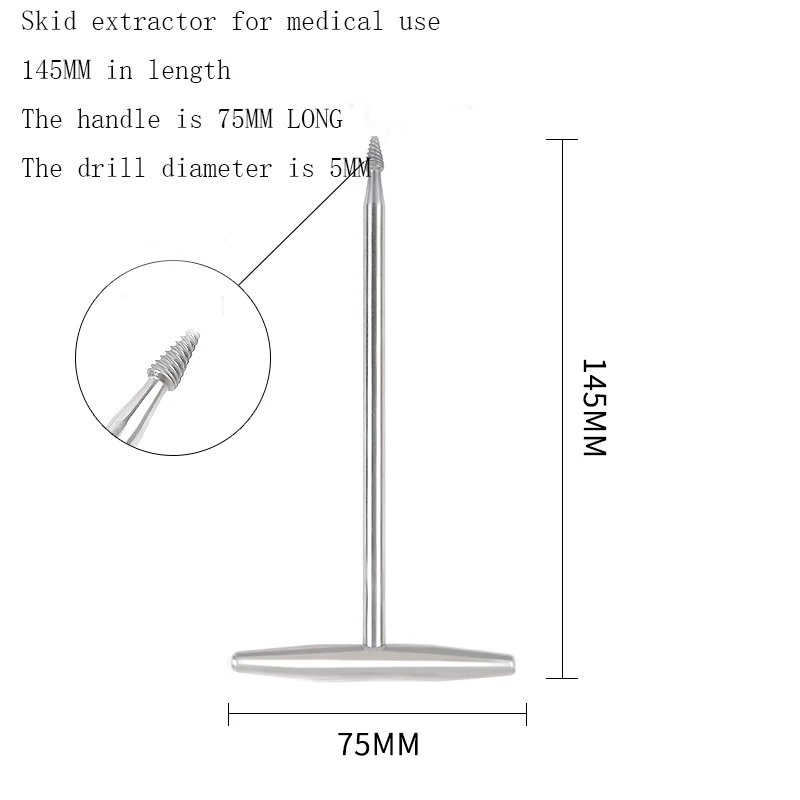 Orthopedie Chirurgische instrumenten, orthopedie, medische schroefslippage-extractor T-schroef slippage-extractor