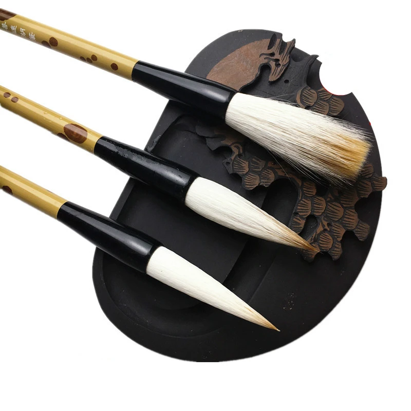 Chinese Calligraphy Brush Multiple Hair Official Script Regular Script Calligraphy Brush Chinese Painting Huzhou Ink Brush Pen