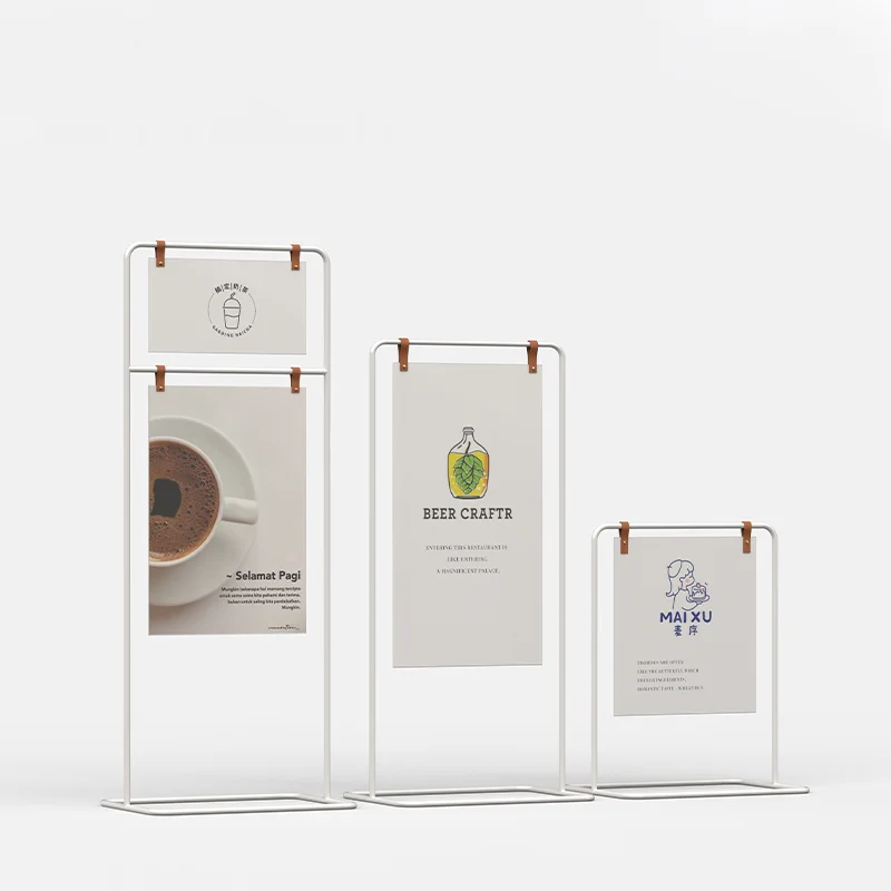 Billboard Vertical floor display poster rack water sign shopping guide sign outdoor signage   customization