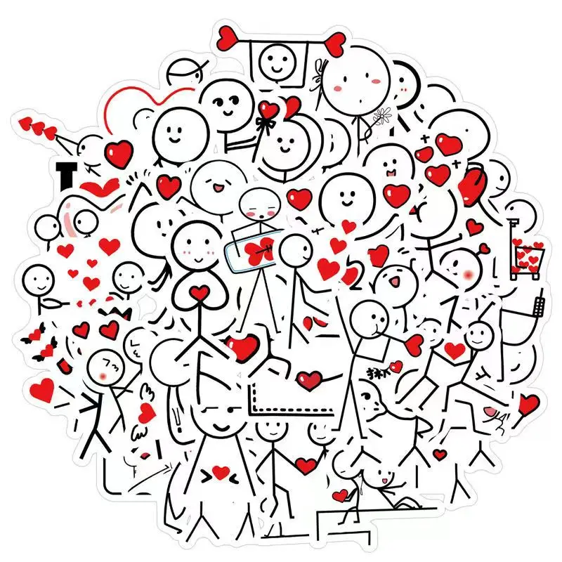 Matchman Cartoon Aufkleber Graffiti Aufkleber DIY Wasser Tasse Skateboard Telefon Fall Notebook Schreibwaren Box Dekor Abziehbilder Aufkleber