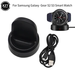 Base de carregador rápido sem fio para Samsung Galaxy Watch, cabo de carregamento, carregador para Samsung Gear S3, S2 Frontier, S2, S3, 46mm, 42mm