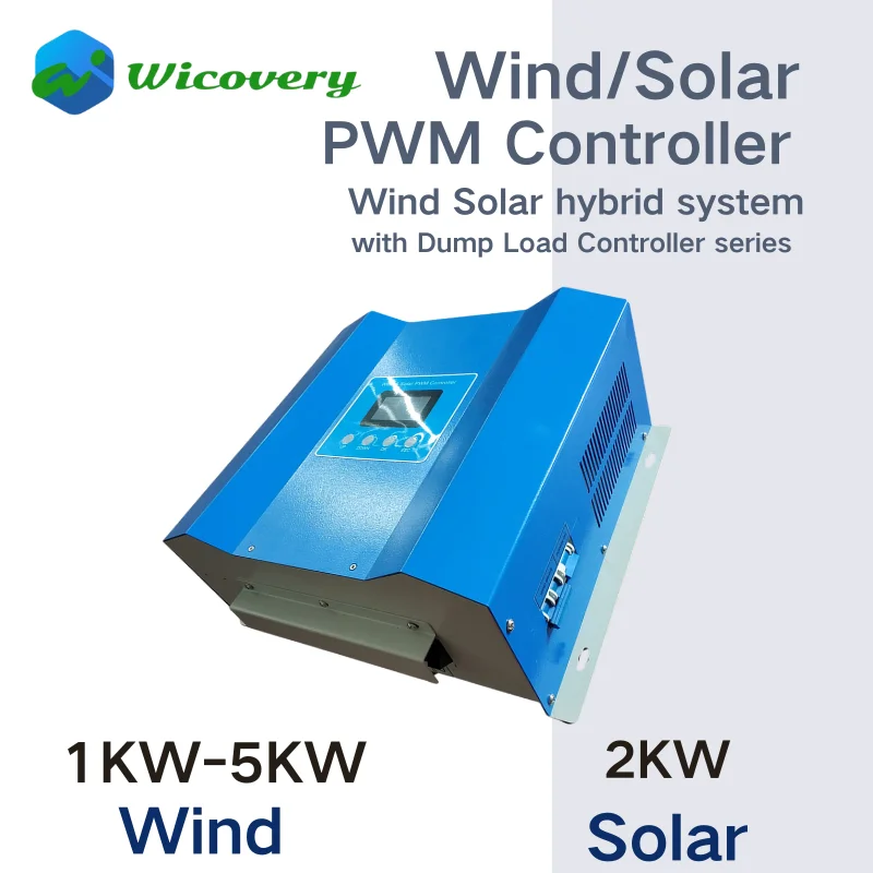 2000W 3000W 5000W Wind 2000W Solar Hybrid Boost Booster Controller With Dump Load 48v 96v 120v For Wind Turbine And Solar Penal