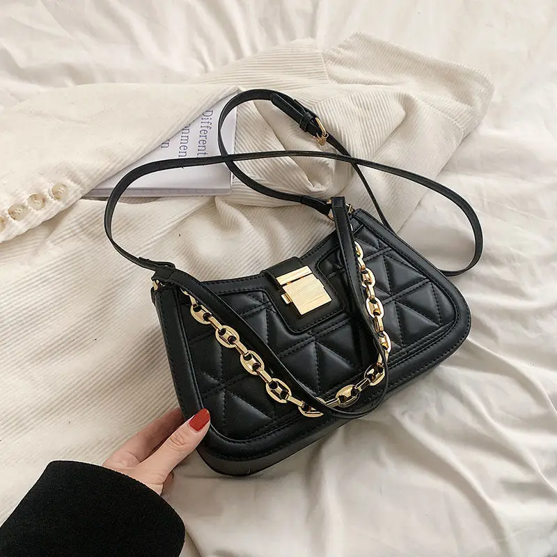 European American Popular Small Bags Women's New Hot Items Versatile Crossbody Bags Single Shoulder Underarm Small Square Bags