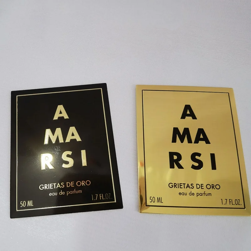 Imagem -06 - Alumínio Rótulo para Perfume Garrafas com Metal e Logotipo Gravado Personalizado