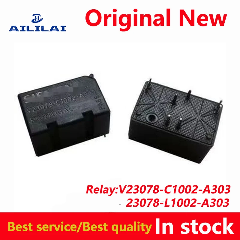 New relay V23078-C1002-A303 V23078-L1002-A303 Automotive 8-pin electronic electromagnetic relay