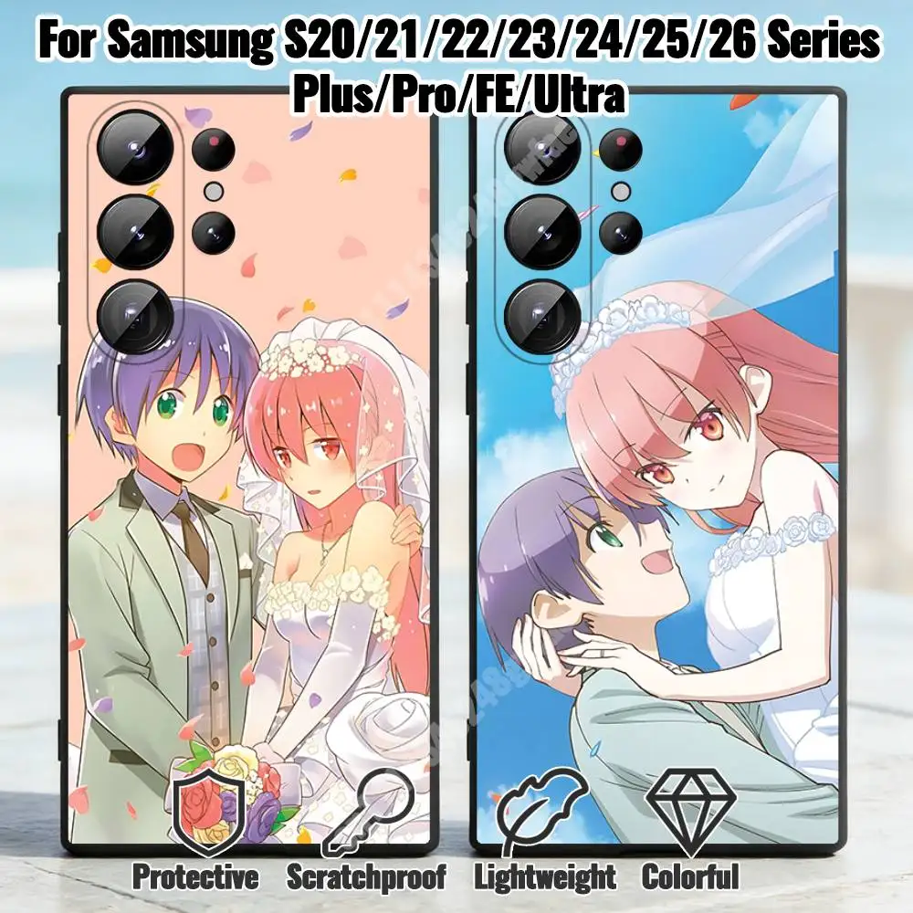 Funda para Teléfono Tonikaku Kawaii Yuzaki Nasa Tsukasa para Samsung Galaxy S21 S22 S23 Ultra Plus S24 S25 S26 FE Lite, Protector de TPU