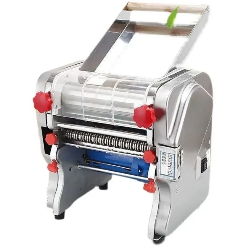 Electric Household Pasta Maker Automatic Noodle Making Machine Dough Pressing Spaghetti Making 2-in-1 Stainless Steel