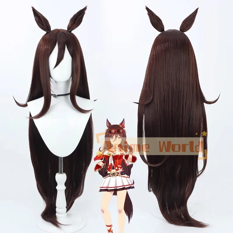 

Аниме Pretty Derby Seeking the Pearl, парик для косплея, реквизит для Хэллоуина, карнавала, синтетические волосы, термостойкое волокно + шапочка для парика