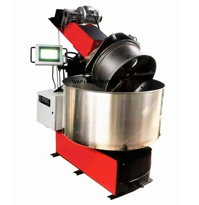 Automatic Alloy Wheel Vibratory Polishing Machine Luxury Car Rim Polisher Alloy Hub Polishing Wheel Rim Grinding Machine