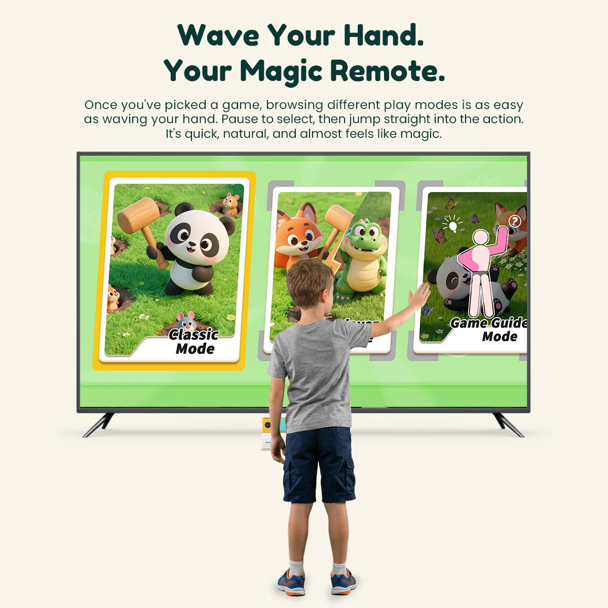Blackview PlayPop 8 Family AI Game Console, AI Camera Motion Tracking, Indoor Body Interactive Game Box for Kids