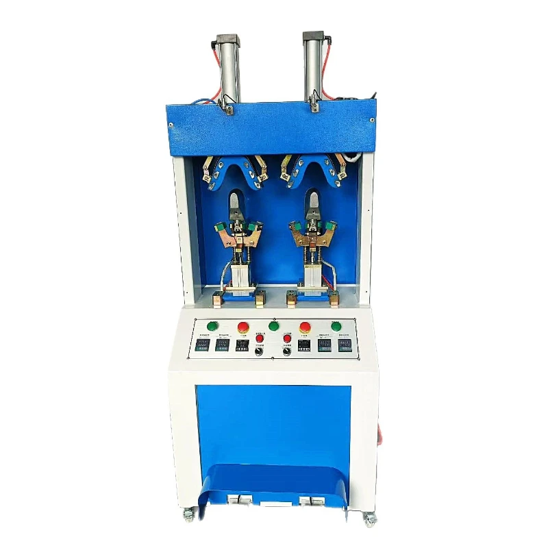 Double hot shoe heel, heel, setting machine, shoe making machine