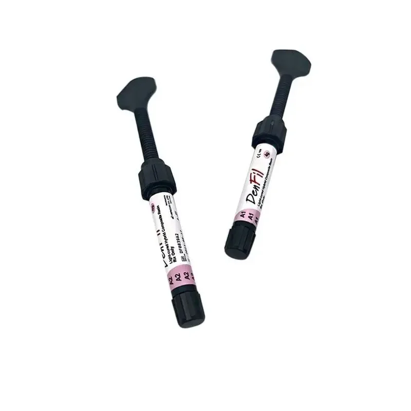 Dental Photocurable Fluid Composite Resin DenFilFlow Porcelain Filling Resin Universal Front Rear Teeth Oral Lab Consumables