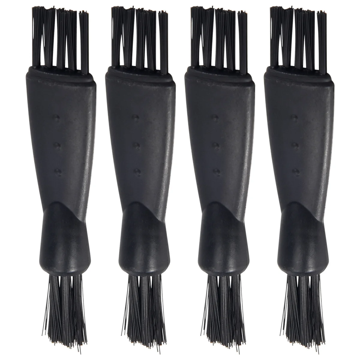 4 pezzi Double-face Trimmer rasoio spazzola per la pulizia Clipper Cleaner Brush Clipper spazzola per la pulizia per gli uomini