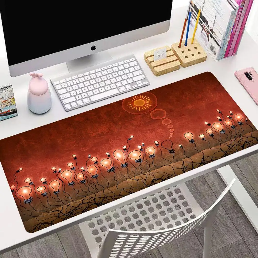 Creativity Mouse Pad Large extended gaming mouse pad with non-slip rubber base for full desk keyboard and mouse support