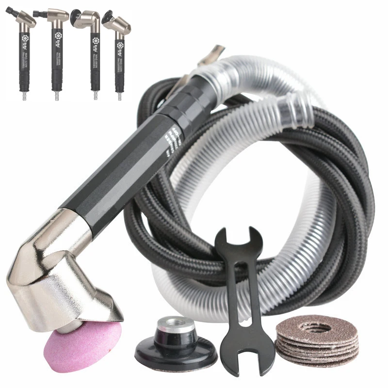 Воздушная шлифовальная машина 90-120 градусов, пневматическая шлифовальная машина, шлифовальный полировальный станок, гравировальный инструмент, цанга 3 мм для пневматического инструмента