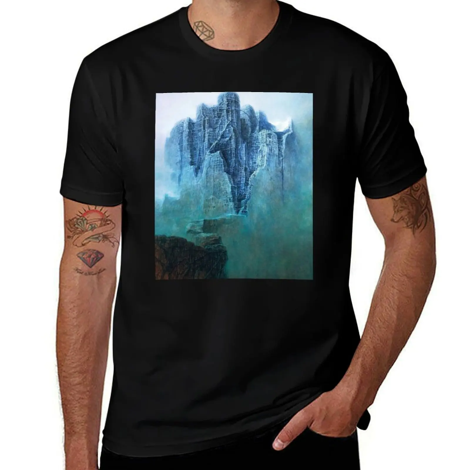 

Beksinski T-Shirt funny t shirts cotton cotton tshirt 100% T-Shirt