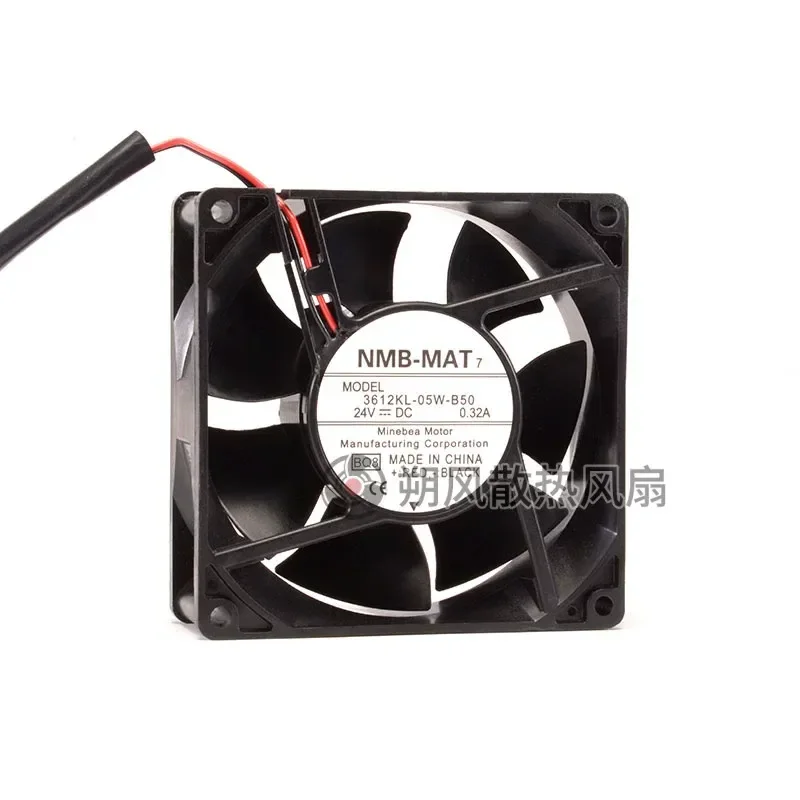 for NMB 3612KL-05W-B50 9032 9CM 24V 0.32A Inverter Cooling Fan