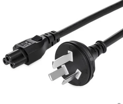 2PCS Projection Notebook Power Cord Three Hole Charger for Lenovo ASUS HP Dell Acer Adapter Plum Blossom Plug