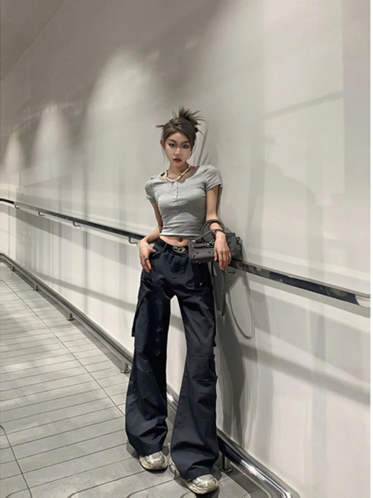 

Летние тонкие леггинсы для подростков в американском стиле, свободные широкие брюки, мужские повседневные брюки для похудения, модные повседневные брюки