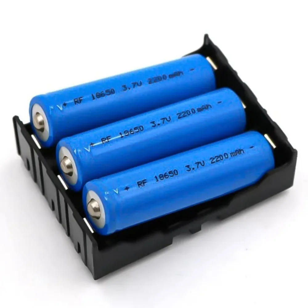 Lithium Battery 3.7V 18650 DIY Plug-in Battery Box with Pin Type Battery Holder Power Cases Battery Holder Container 1X 2X 3X 4X
